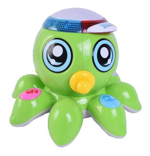 Juego Didáctico Para Bebe Pulpo Interactivo Con Luz Y Sonido 1